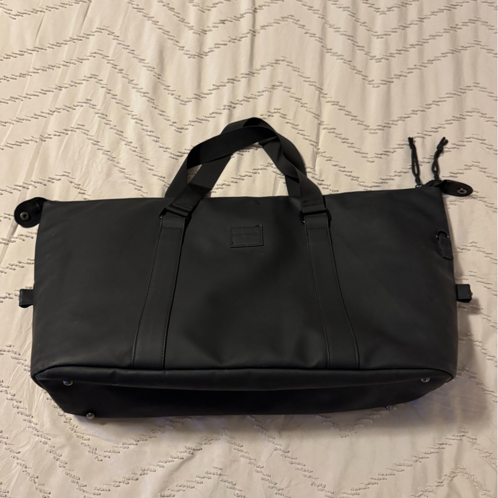 Duchamp Black Rubberized Duffle